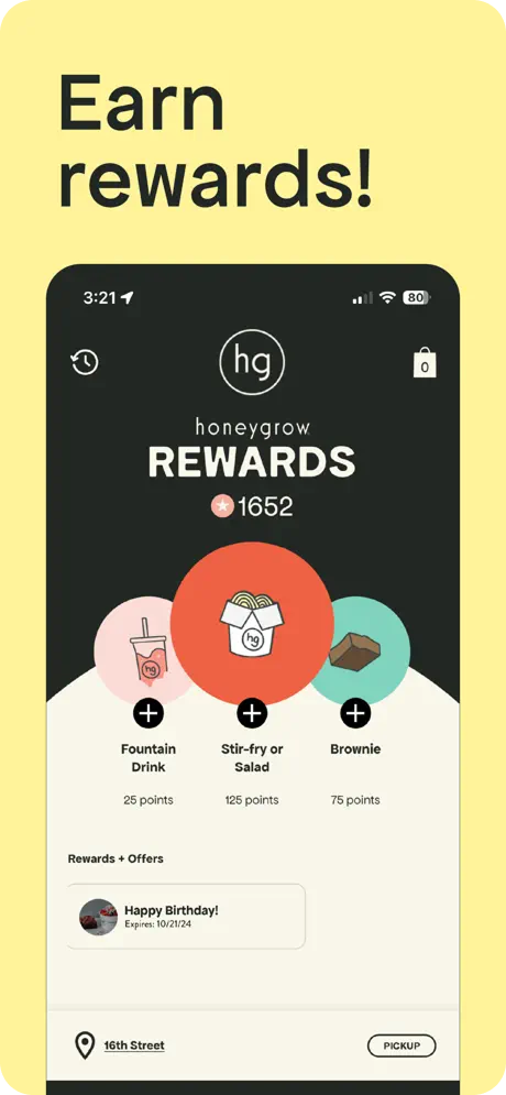 Honeygrow rewards app